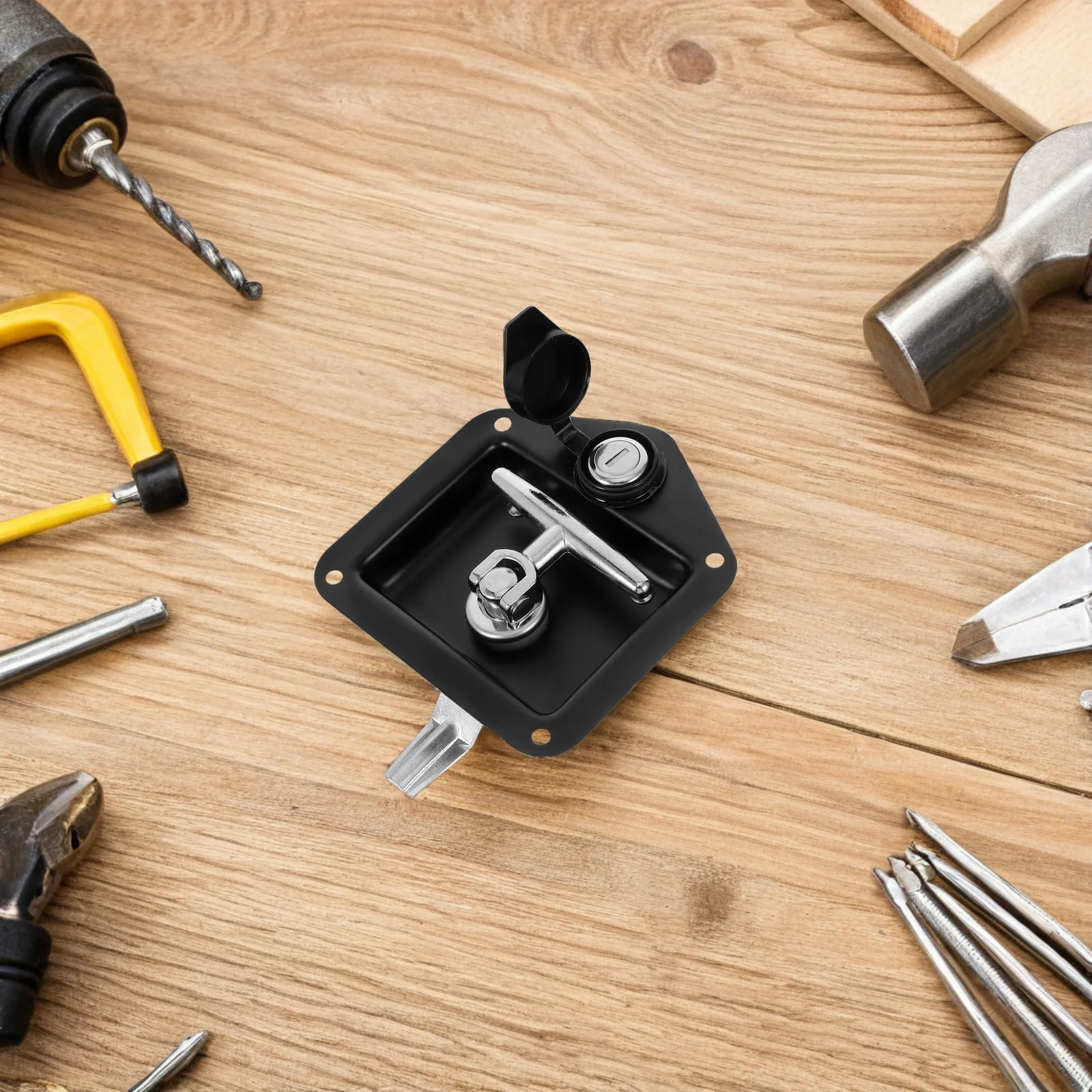 Heavy Duty Stainless Steel Multifunction Lock Universal Compatible Toolbox Rv Door Trailer Cabinet Electrical Panel Lock Safety