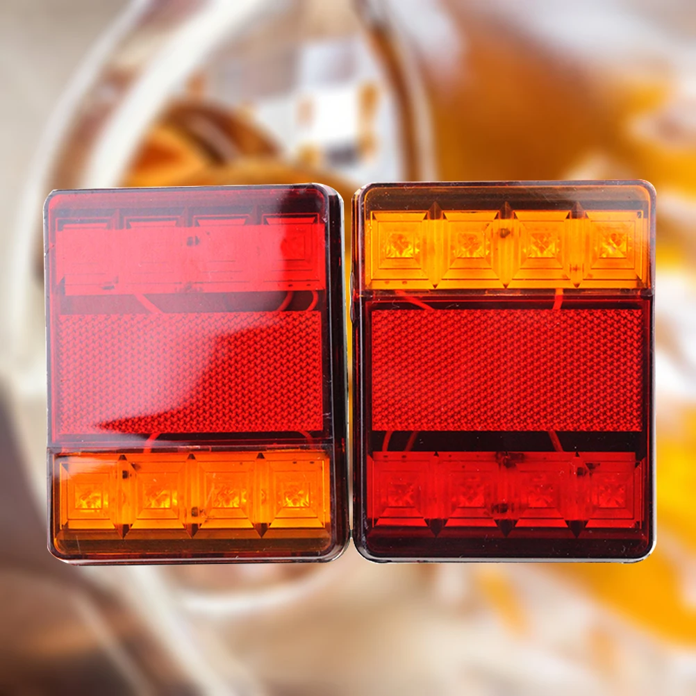 

LED Trailer Tail Lights 12V Rear Marker Waterproof for RV Trucks UTEs Bright Low Power Long Life Fits Most Vehicles Truck Light