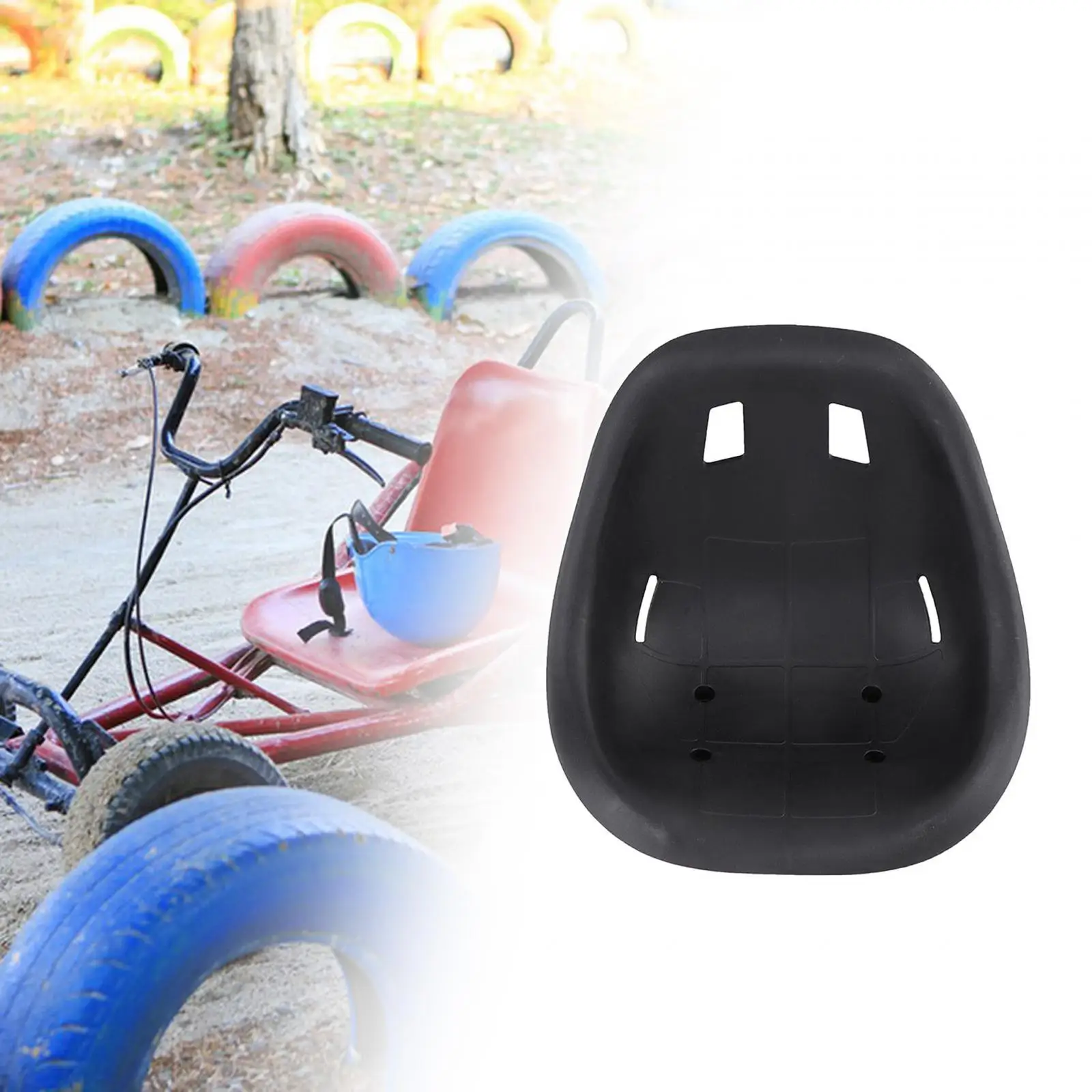 Go Kart Car Seat Sports for Racing Balancing Vehicle Low Back Kart Seat Saddle