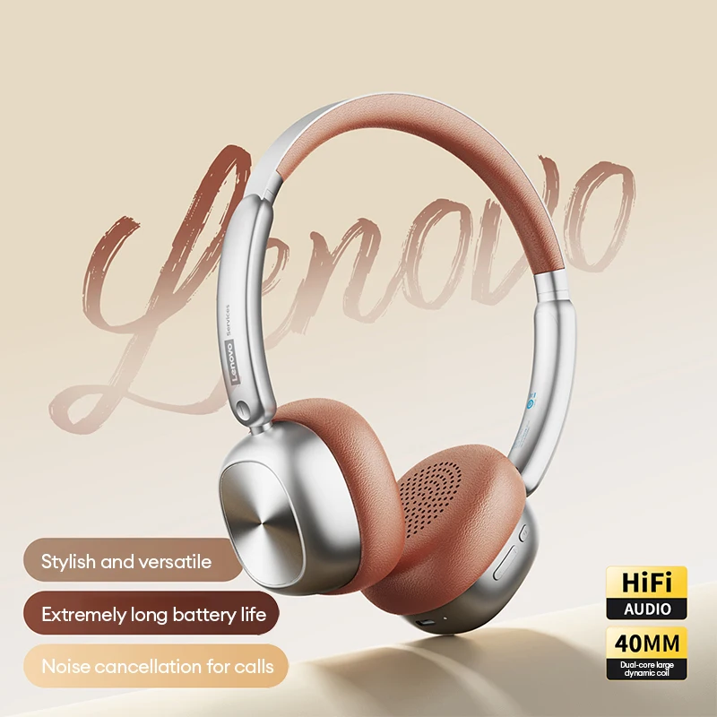 لينوفو LE600 سماعة بلوتوث 6.0 HD دعوة لاسلكية الكمون المنخفض سماعة الألعاب ريترو ستايل HiFi سماعات الصوت طويلة التحمل #3