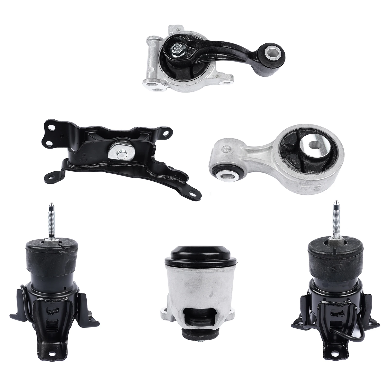Glossy Engine Trans Torque Strut Mount 6 Pcs for Murano 2009-2014 112701AA0E 9999 9622 9545 9806 9551 9659