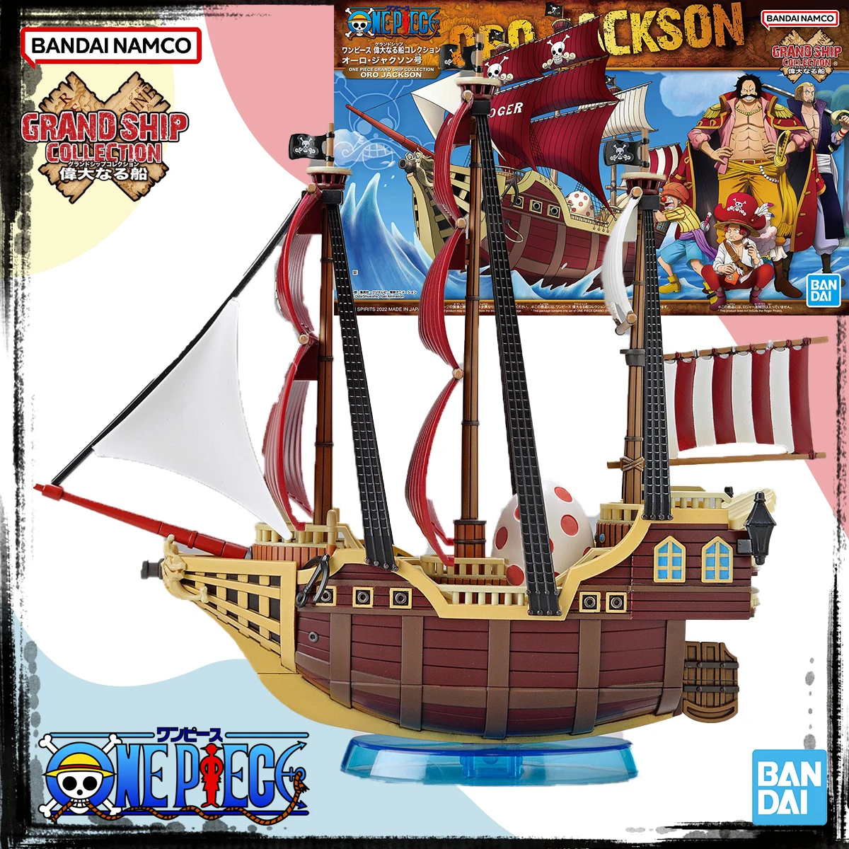 

Bandai натуральная оригинальная модель GRANDSHIP ONE PIECE, комплект в наличии, аниме-фигурка ORO JACKSON, фигурки в сборе, модель игрушки