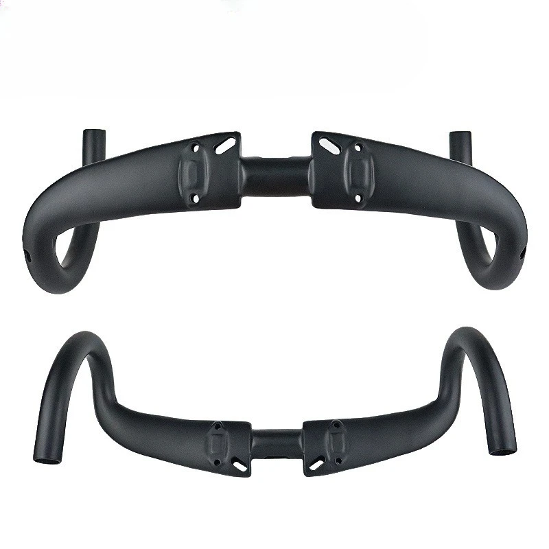 مقبض منحني للطريق من ألياف الكربون الترياتلون للدراجة، مقبض مسند مقود TT ممتد، مقبض منحني #3