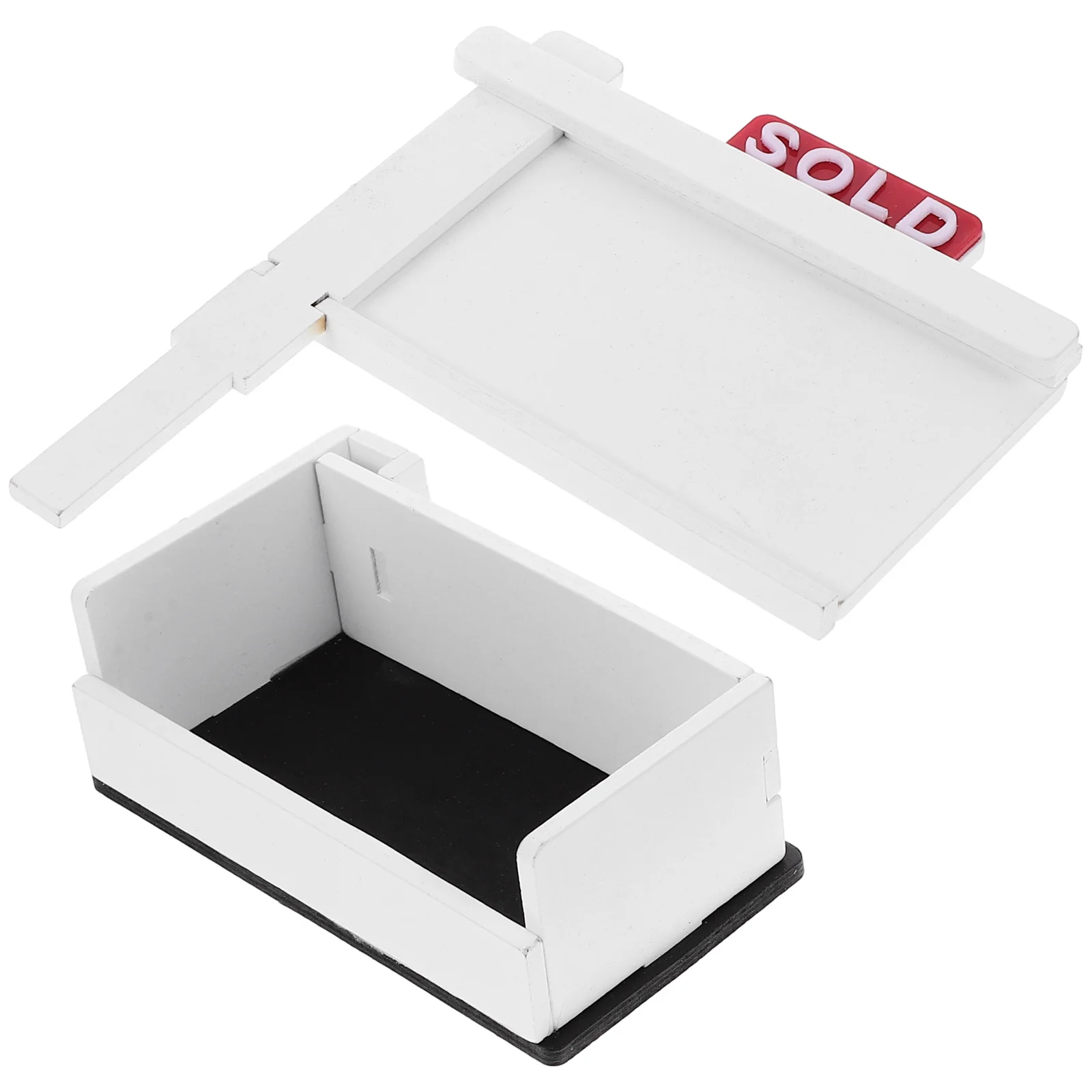 

Business Card Holder Modern Glossy Surface Compact Size Office Desktop Cards Organizer Name Cards Storage Display Rack