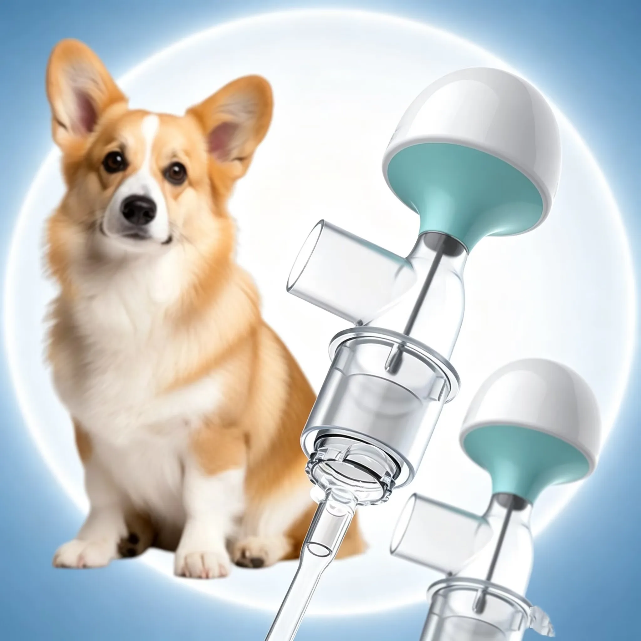 Rechargeable pet apnea alarm, veterinary anesthesia circuit breathing monitor, cat and dog surgical breathing detection