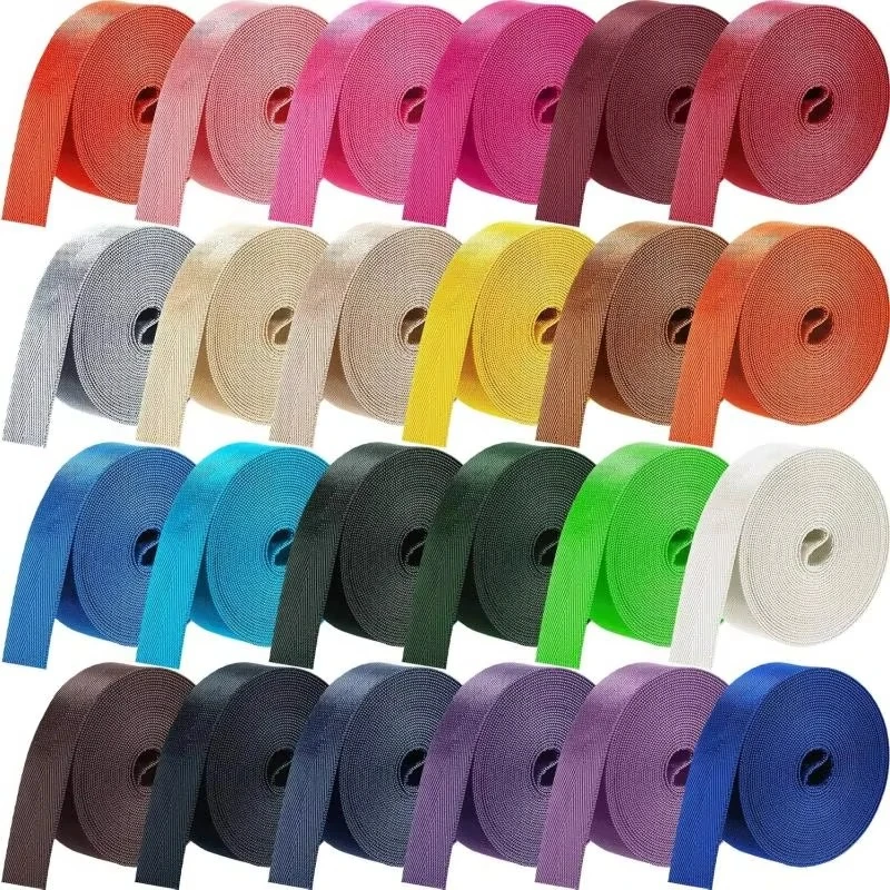 5 Meter 20–38 mm Nylon-Gurtband für Gurt, Tasche, Rucksack, Gürtel, Band, Sitzumreifung, Schrägbindung, DIY-Nähzubehör