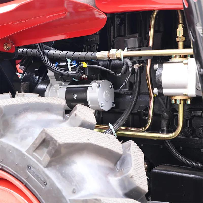 

Многофункциональный мини-культиватор и роторный культиватор с простым управлением на колесах, четырехколесный трактор