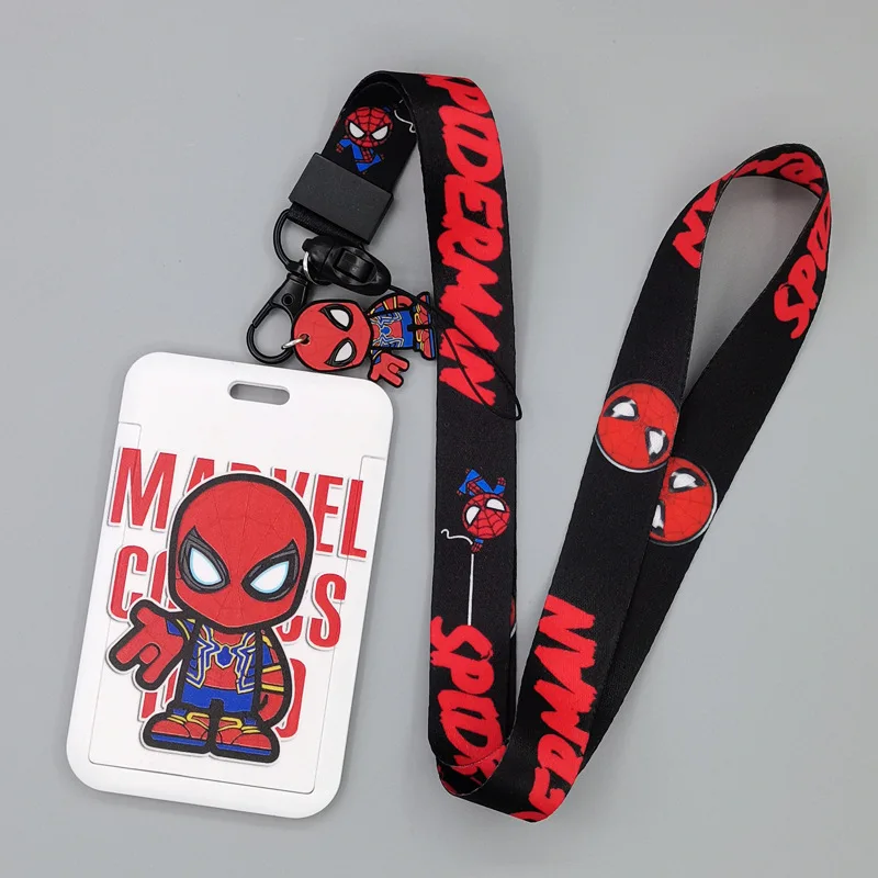 Disney cartoon Stitch Spider-Man Card ID Holders shell leather case bus card hold Coin Purses