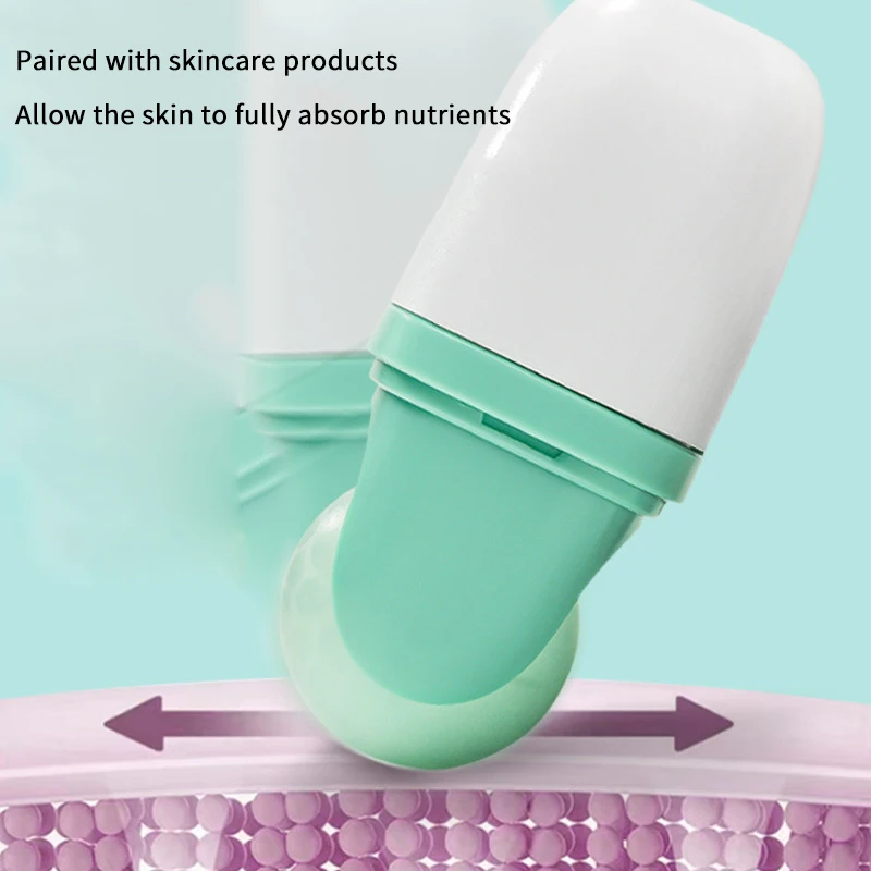 أداة العلاج البارد لتخفيف الصداع النصفي برأس مزدوج أداة العلاج البارد للوجه لتقليل الانتفاخ إصابة صغيرة مهدئة للعناية بالبشرة مدلك