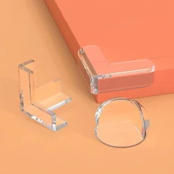 Protectores de esquina para Borde de bebé, Protector de silicona suave y transparente, cubierta de mesa anticolisión, 10 piezas