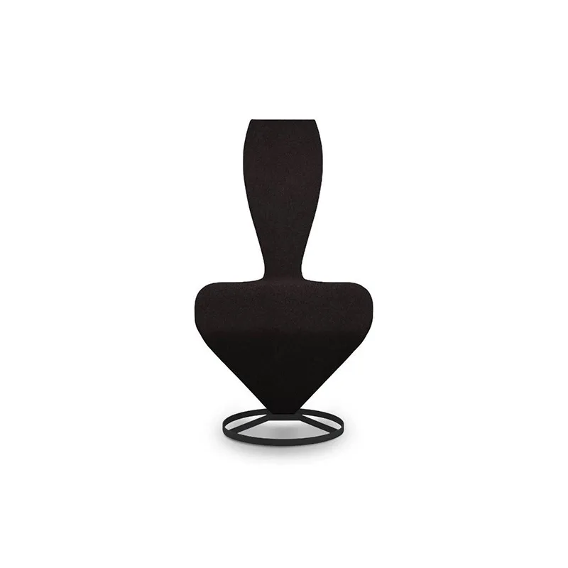 

Nordic minimalist designer S-shaped dining chair, modern creative special-shaped, light luxury shape, small waist leisure chair