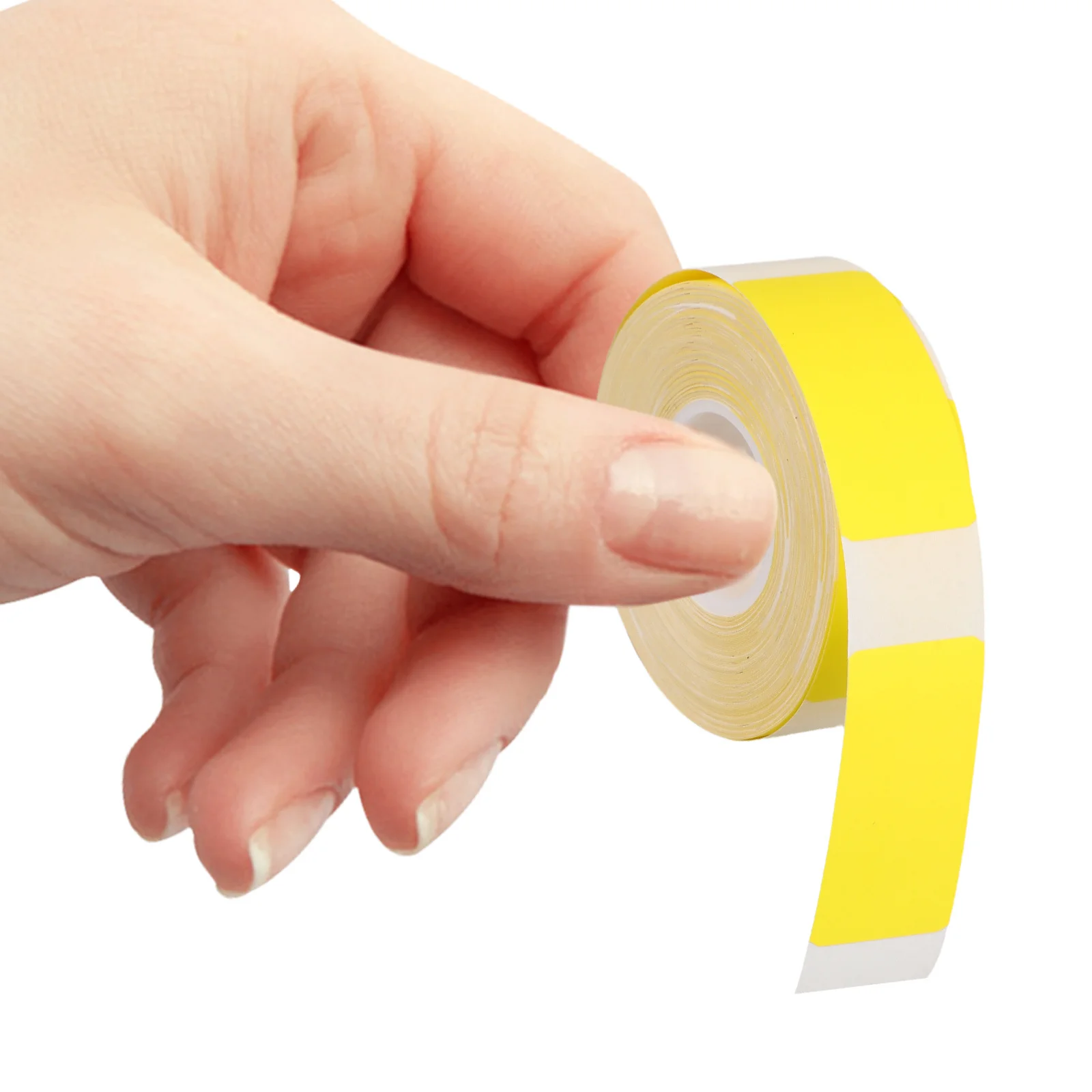 

3 Rolls Thermal Sticker Paper Self-adhesive Label Home-made Sticky Labels Yellow