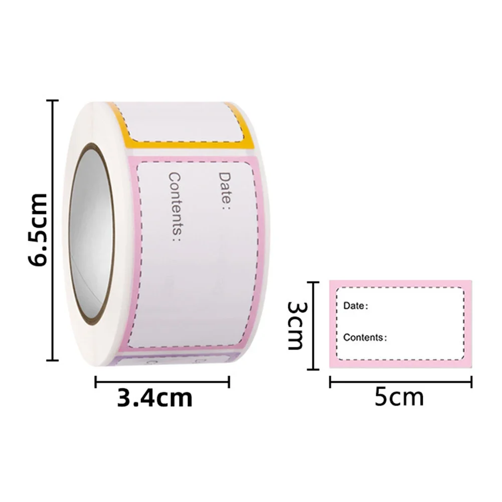 Reusable Write On Labels 3*5cm For Organizing Food In Refrigerator Perfect For Tracking Prepared Meals And Ingredient Batches