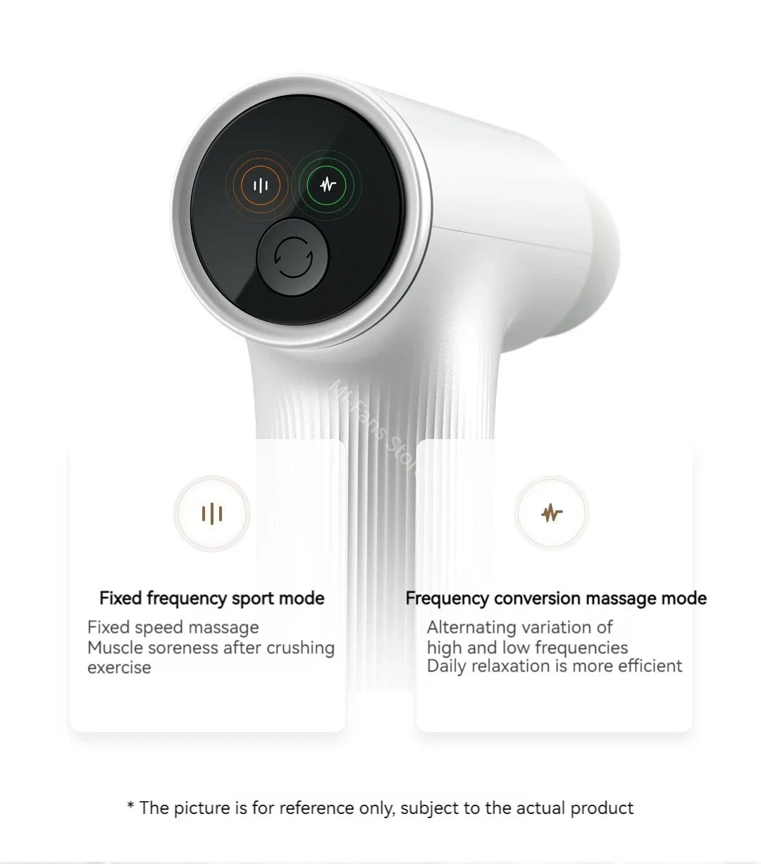 Mini Fascia Gun 2 Muscle Massage Gun 2450mAh 3 Massage Head 18KG Thrust Shoulder Neck Relax Indicator Light Massage