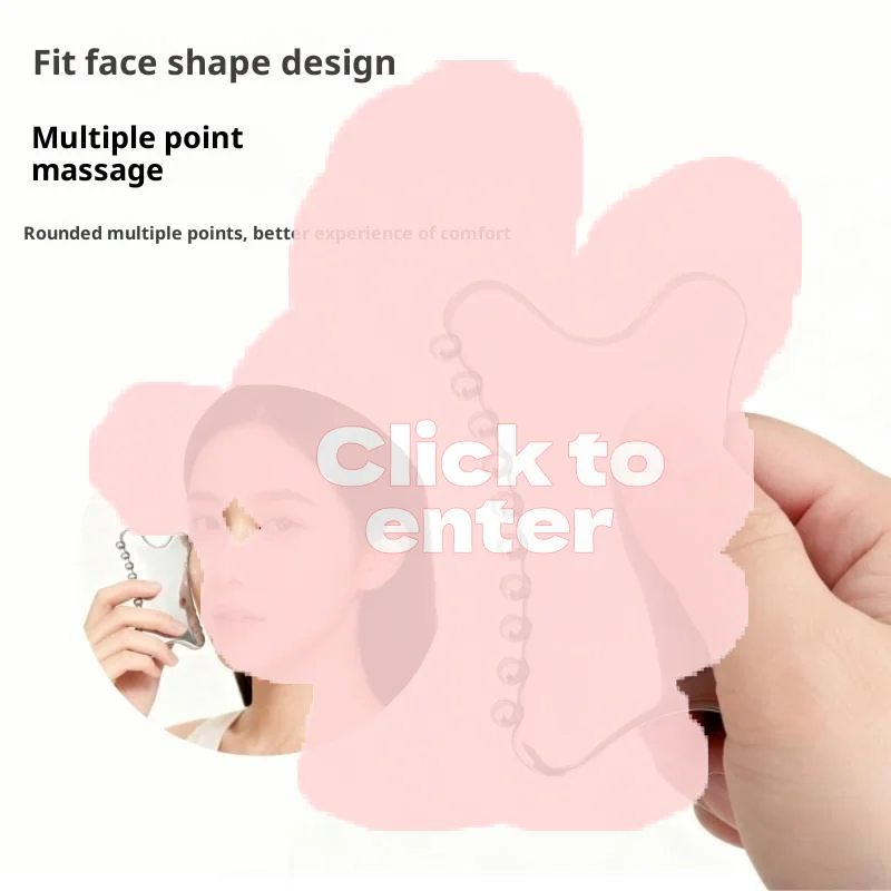 

Gua Sha Board Guasha Massage For Face Stainless Steel Body Massager Facial Scraping Plate SPA Guasha Scraper For Neck Back