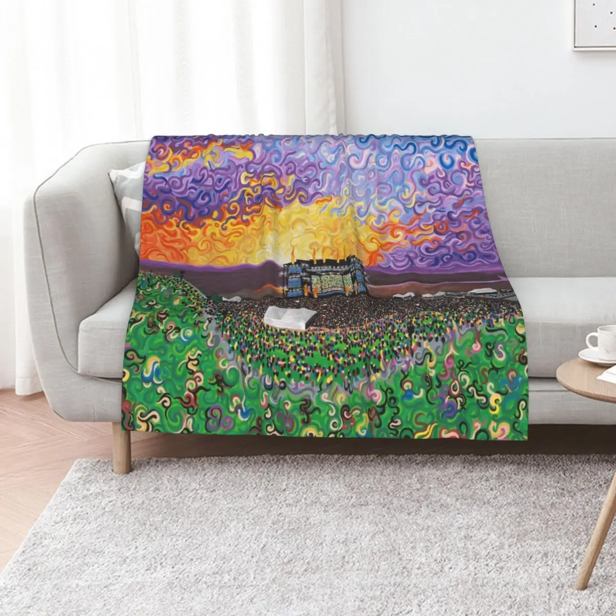 

Gorge Amphitheater Throw Blanket wednesday anime warm for winter Luxury Throw Blankets