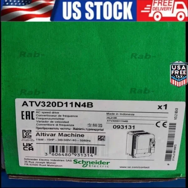 

2026 15hp Atv320d11n4b Vfd, Inverter, , Factory Box Brand New Original Spot Plc