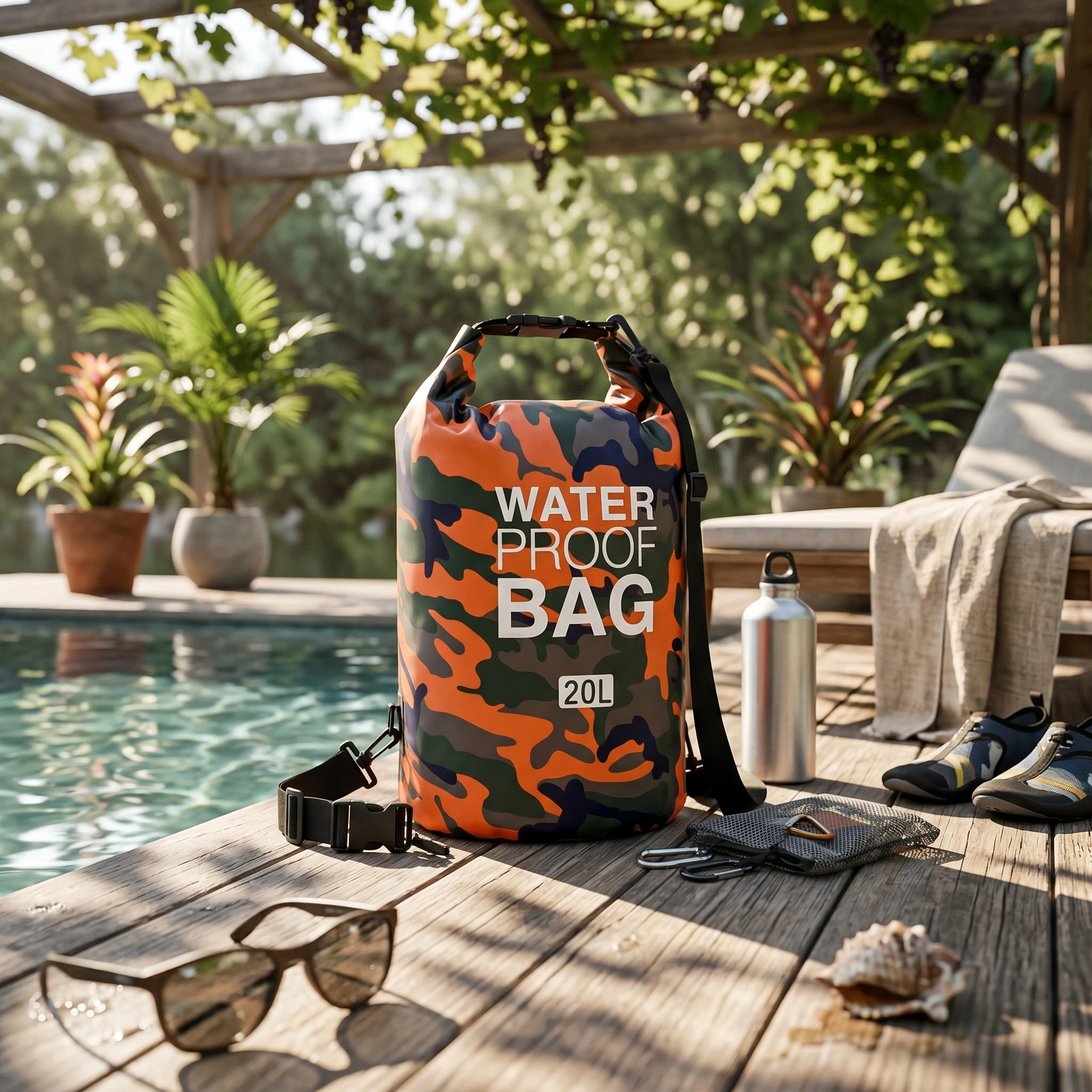 

Dry Sack Lightweight Waterproof Roll-Top Bag Roll Roll-Roll-Top Dry Bag Bag Compact Waterproof Backpack Sack for Kayakers