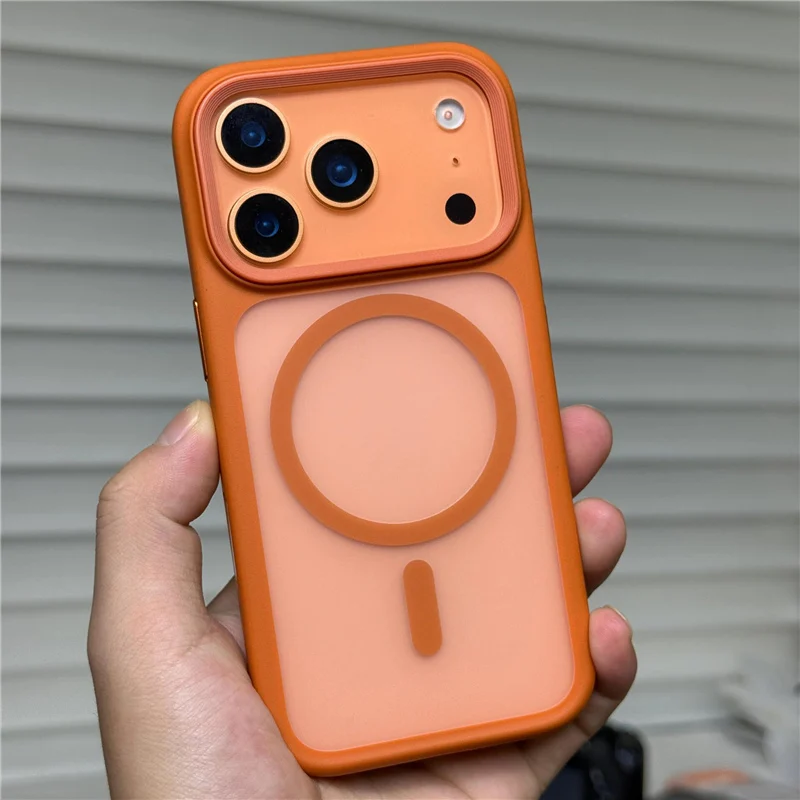 

Active Touch Camera Button Matte Shockproof Magsafe Case For iPhone 17Pro Max 17 Air 17Pro Wireless Charging Hybrid Hard Cover