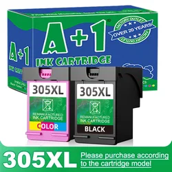 305XL Remanufactured 305XL for HP 305 HP305 XL Refilled Ink Cartridge for DeskJet 1210 2330 2710 4100 4140 6010 Printer