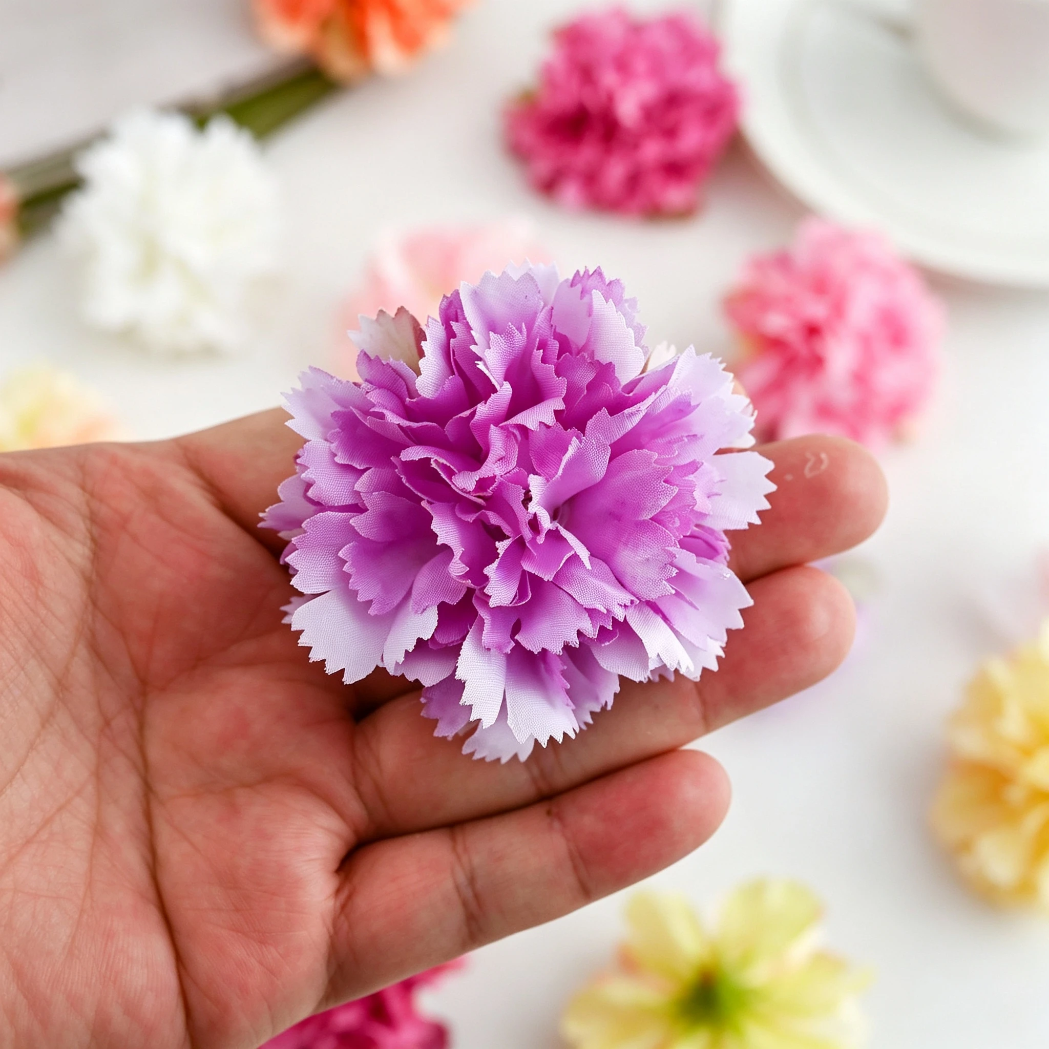 10/20 Stück künstliche Fliederblumen, zur Dekoration von Wohnräumen, für Kränze, Hochzeits- und Brautaccessoires, Ausverkauf, Kopfschmuck, Brosche, für den Garten, DIY-Geschenkbox. – Detail 5