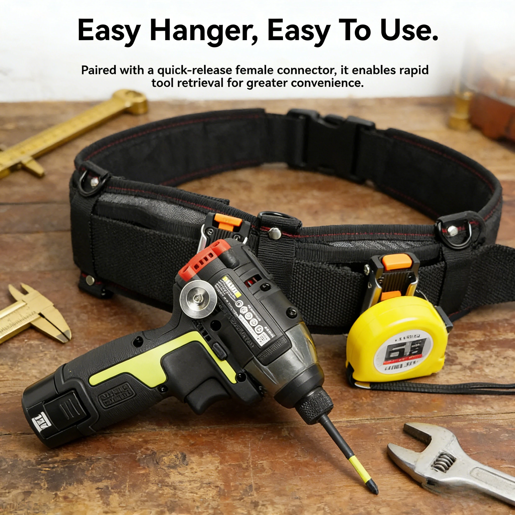New Narrow Quick Foam Sheet Hang Buckle Carpentry Server Rack Hook for Tape Measure Modified Electrician Tool Parts Accessories