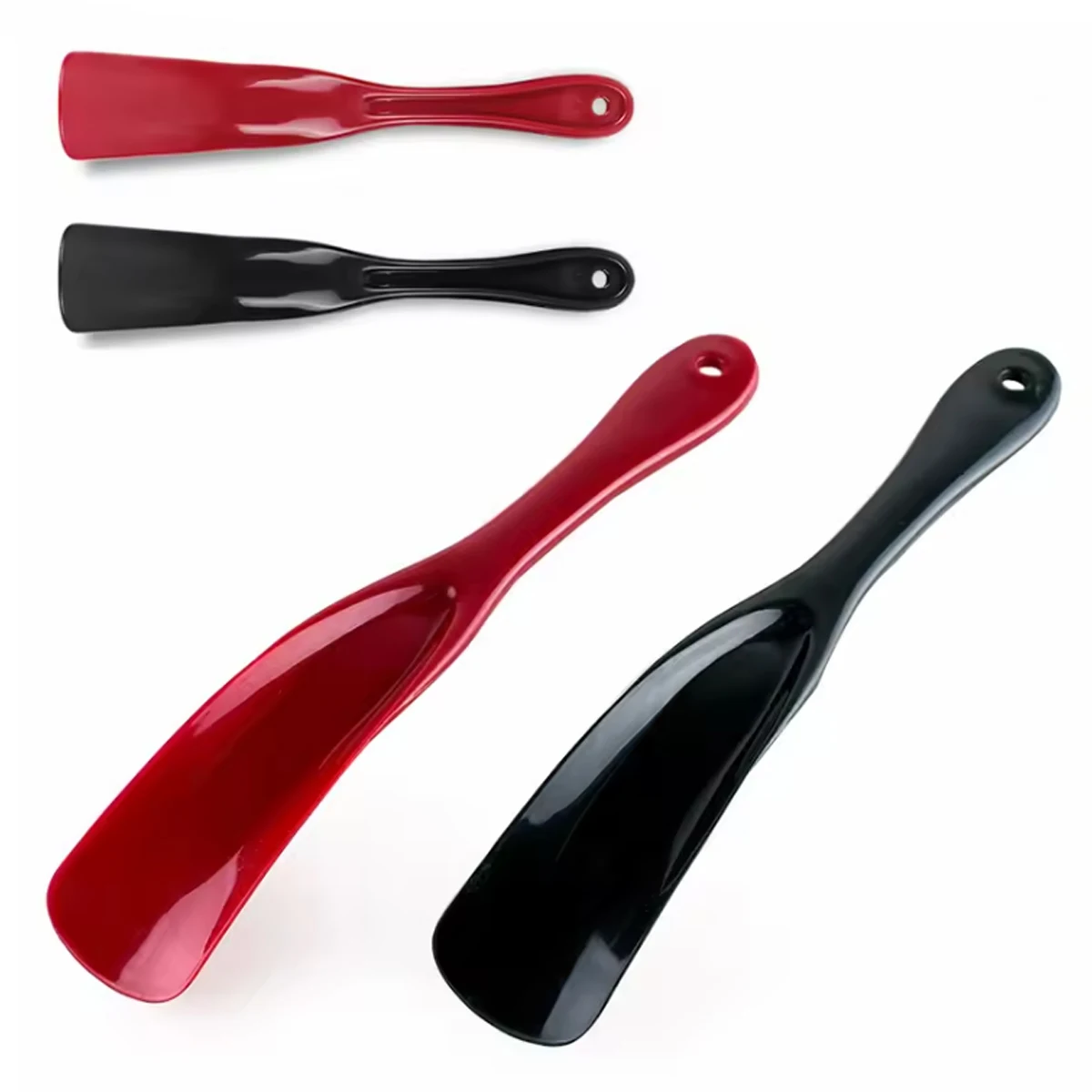 2 Stück Mini-Schuhlöffel – flexible Schuhlöffel aus thermoplastischem Material, kompakter, tragbarer Schuhhilfe-Schuhlöffel für Reisen, Zuhause und Büro. – Detail 5