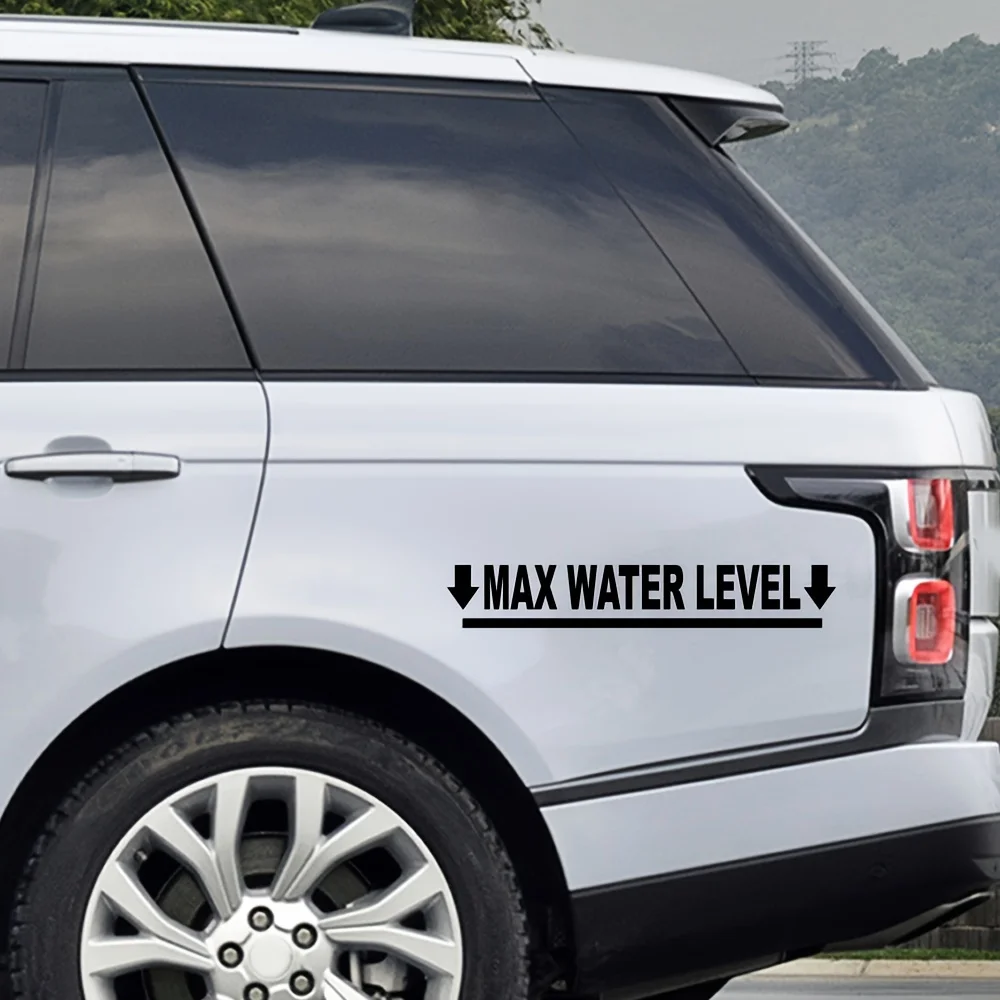 

Наклейка с изображением максимального уровня воды для окон, автомобилей, грузовиков, ящиков для инструментов, ноутбуков.