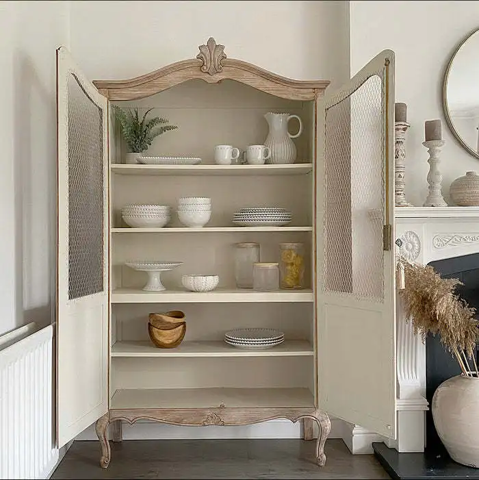 

Американский, деревенский, массив дерева, шкафы, столовая, двойная дверь, стекло, винтаж, настроенный