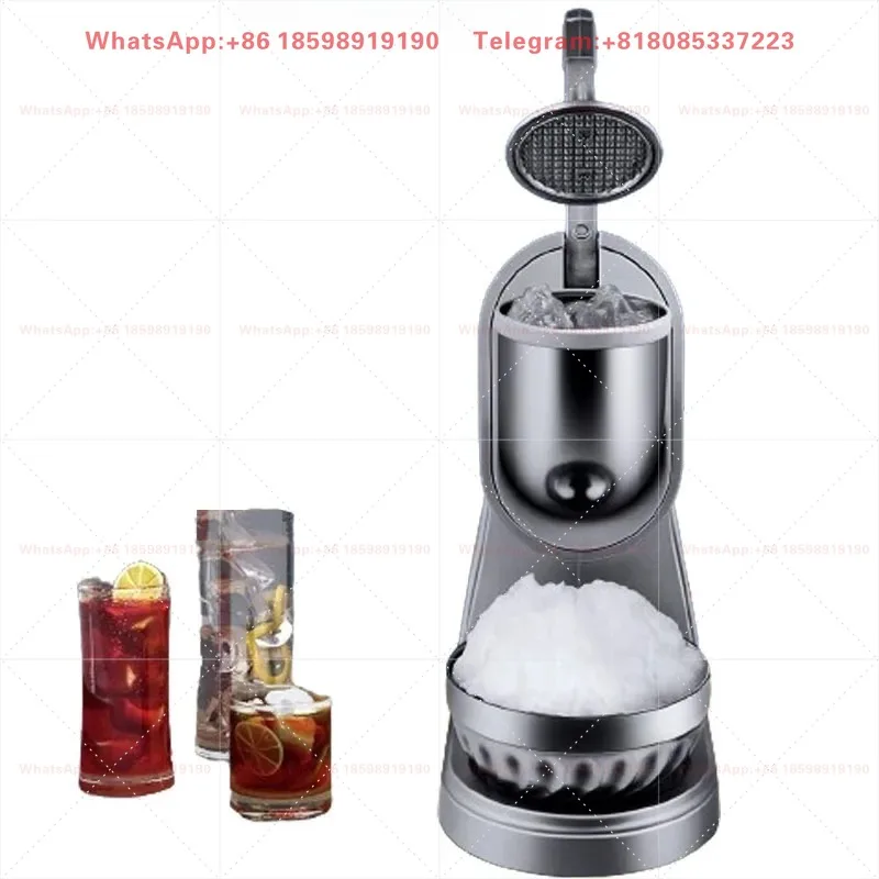 Ice Crusher Commercial Milk Tea Shop High Power Full-Automatic Shaved Ice Electric Stall Snowflake Ice Sand Machine