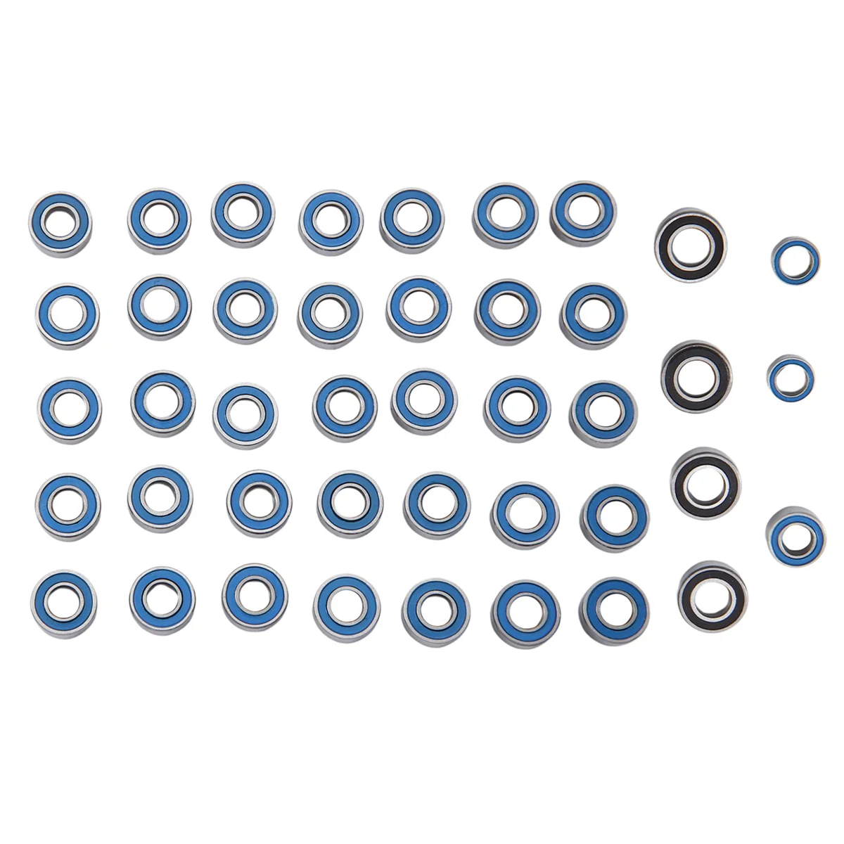 42Pcs Sealed Bearing Kit for Tamiya High-Lift High Lift RC Car Upgrade Parts Accessories