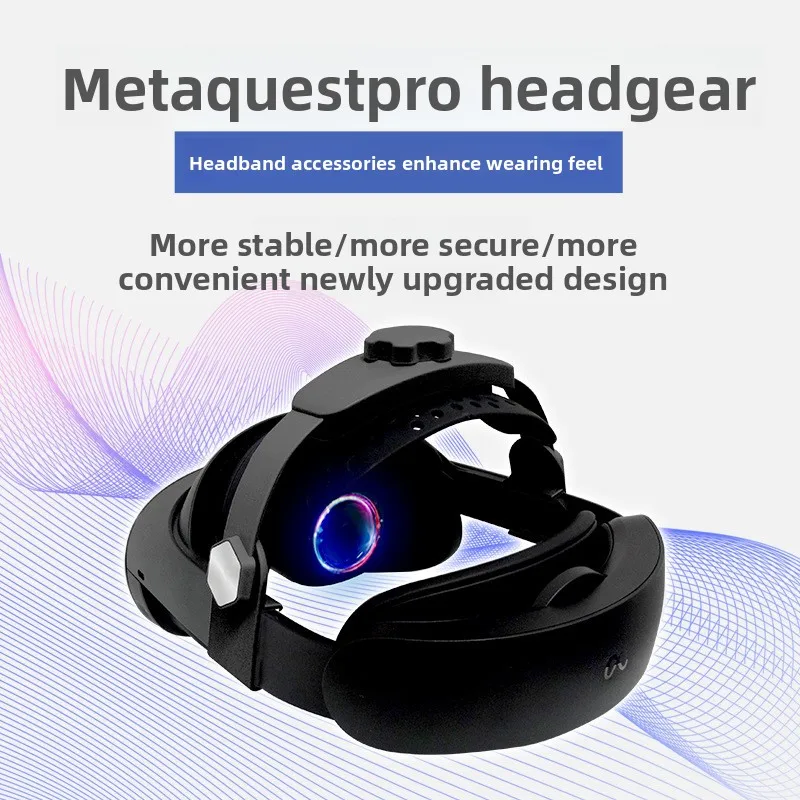 مناسبة لدعم عصابة الرأس Mate Quest Pro، وإكسسوارات عصابة رأس Quest المريحة القابلة للتعديل، وإكسسوارات VR المريحة