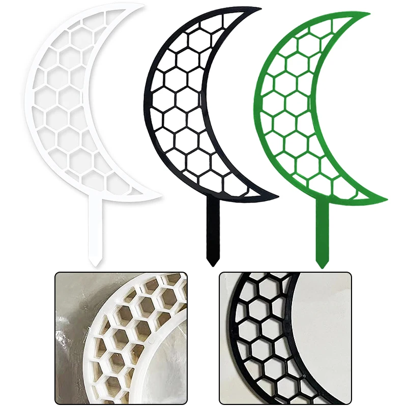 

6PCS Moon Plant Climbing Bracket Courtyard Bracket White Black Green 20.5*11cm Garden Green Plants And Flowers Climbing Frame