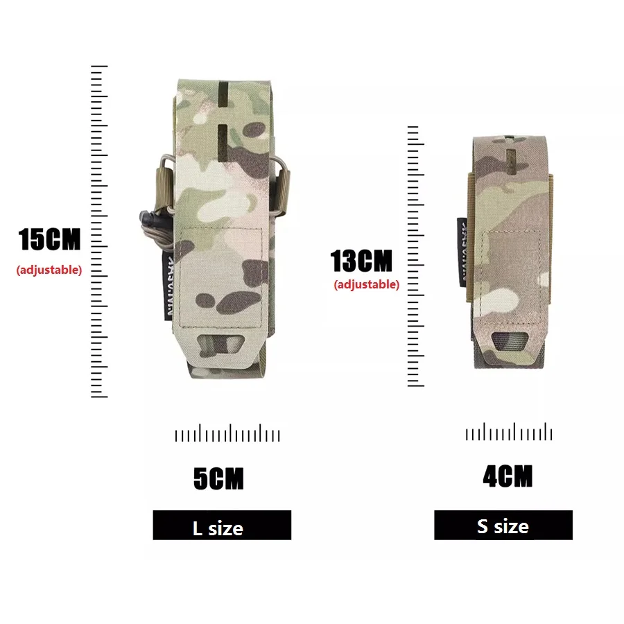 Tactical Pouch Flashbang Granada Grenade Smoke Dummy MOLLE Bag Magazine Holder Modular Hunt Airsoft Equipment Accessory Wargame