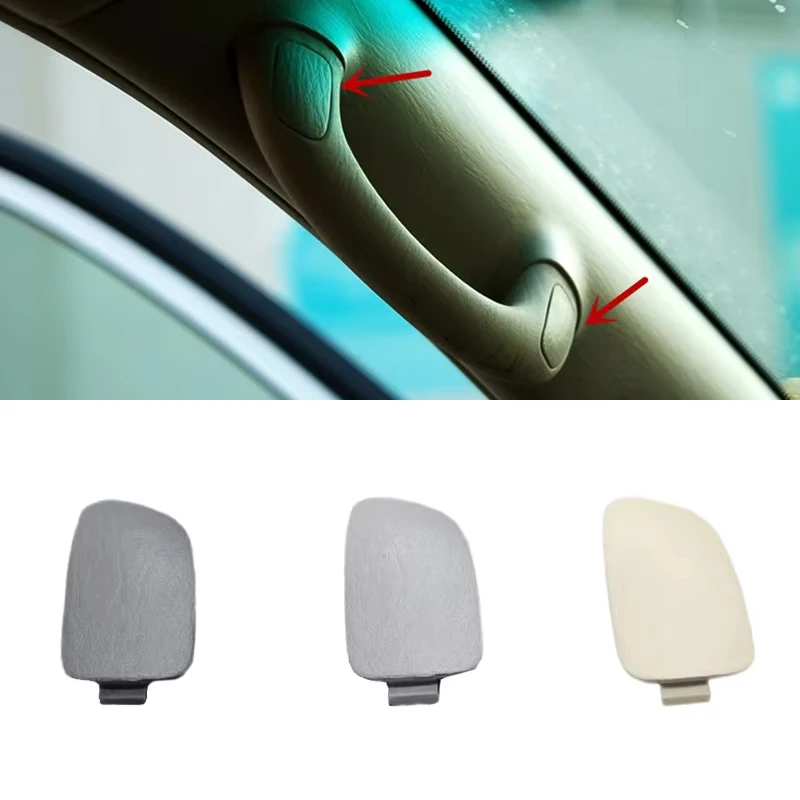 Car Interior A Pillar Front Roof Handle Armrest Screw Cover Cap Lid 2PCS For Toyota Land Cruiser Prado LC120 2003-2009