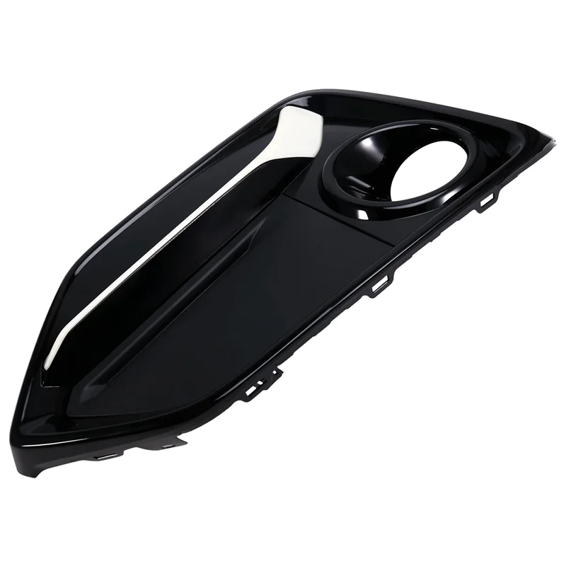 

X39A-Left Front Bumper Fog Light Cover Trim Headlights Covers Frame Hole For Honda Civic Type R 2017-2021