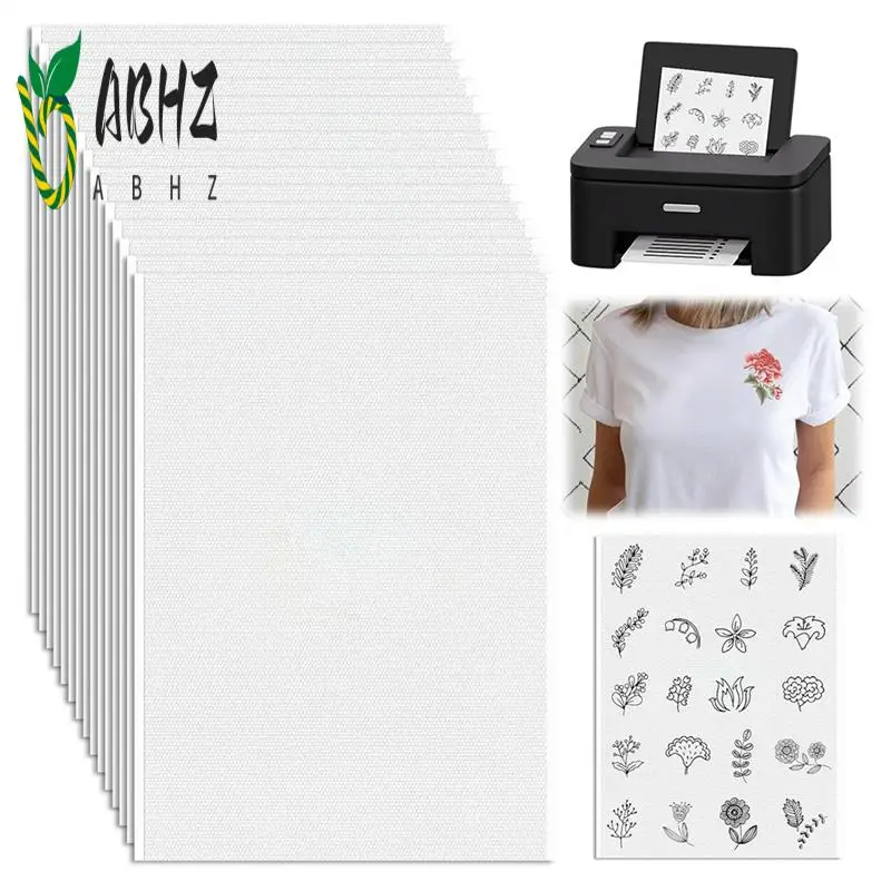 

ABHZ-15PCS Водорастворимый самоклеящийся стабилизатор для вышивания формата А4 — для печати, для ручной и машинной вышивки, для проектов DIY