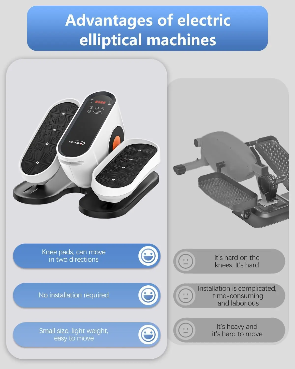 Máquina Elíptica Sob a Mesa, Exercício Elétrico Ellipse Leg, Enquanto Sentado para Idosos Adultos, Perna Ercise Pro