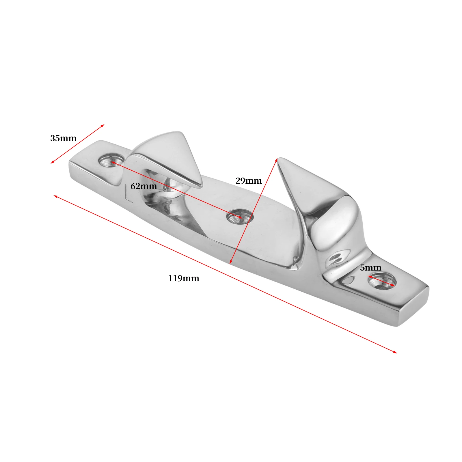 الثقيلة البحرية 316 مركب من الستانليس ستيل Fairlead المربط المرساة المربط المرساة خط يخت حبل المربط الأجهزة 119/152 مللي متر