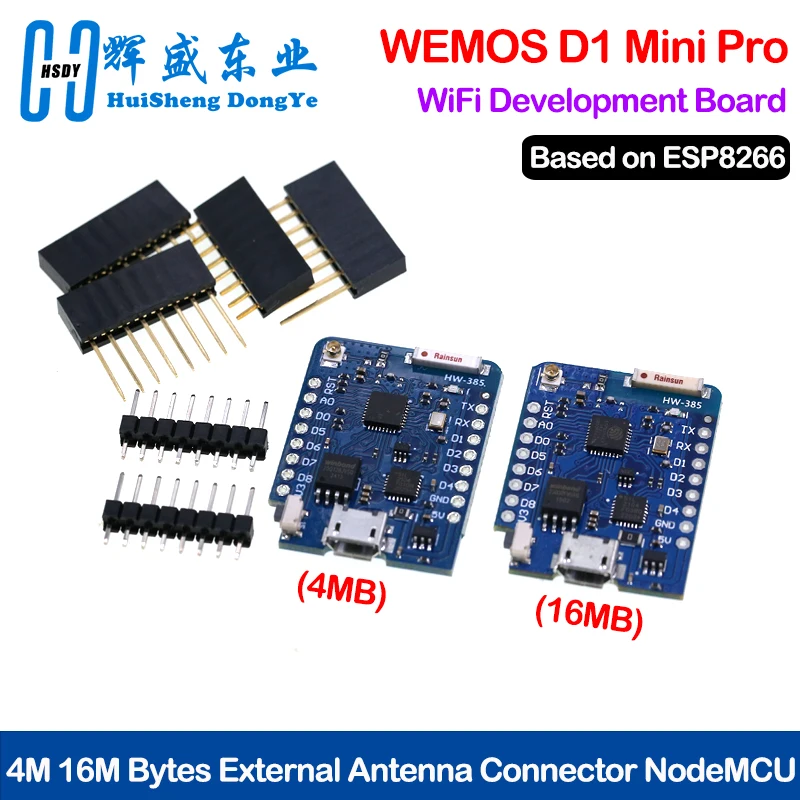 Wemos D1 Mini Pro 4…