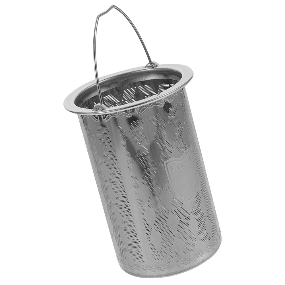 1pc 茶ストレーナーステンレス鋼フィルター注入器家庭用キッチンティーポット用品コーヒーメッシュ交換バスケット葉ザル