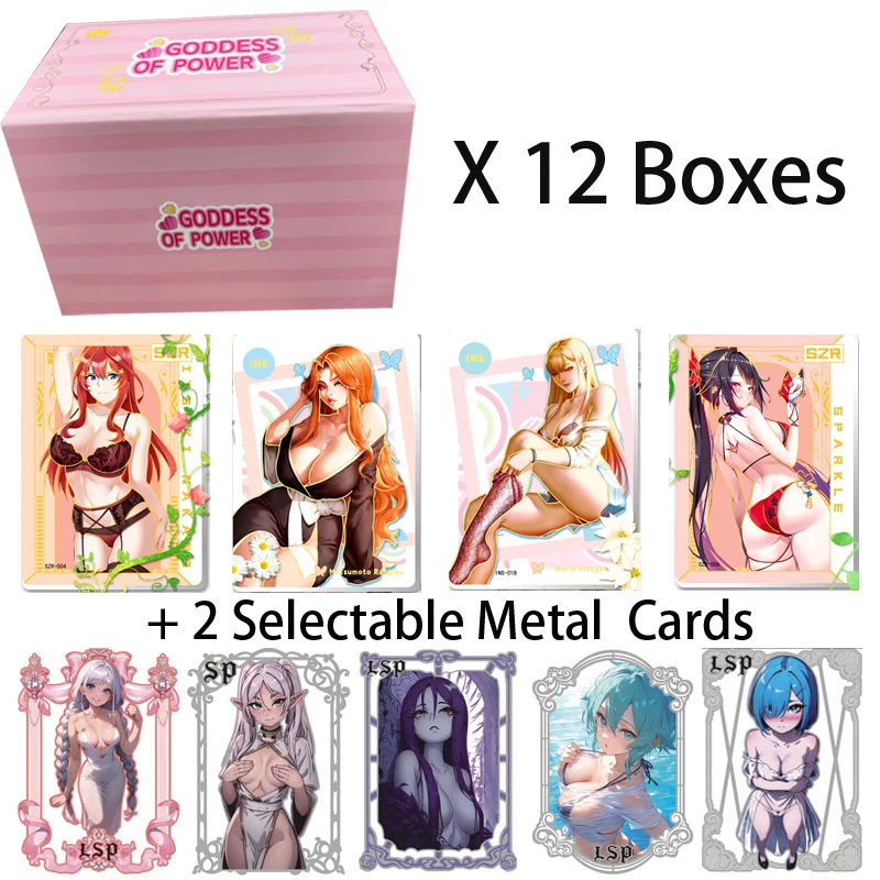 Wholesale Goddess Of Power Collection Cards Anime Game Character Power Florian Rare Fresh Portrait Card Christmas Gifts