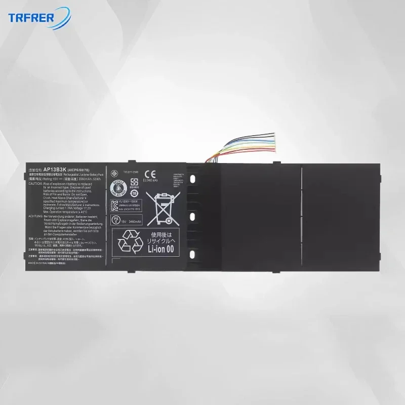 TRFRER Ap13b3k laptop battery for Acer Aspire V5 R7 V5-572G V5-573G V5-472G V5-473G ap13b8k