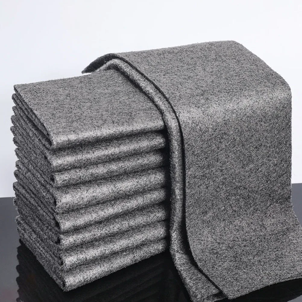 

10pcs Microfiber Cleaning Cloth Ultra Absorbent Reusable Washable Towel For Glass Mirror Window Kitchen Car Bathroom