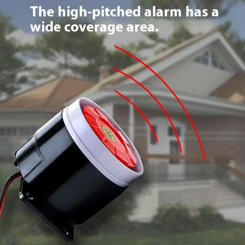 652F Lauter magnetischer Sicherheitsalarm mit 120 zur Notfallabwehr bei Diebstahl, Feuer, Erdbeben