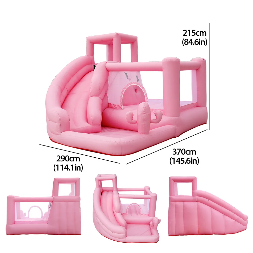 Castillo inflable 3 en 1, casa de rebote con tobogán, incluye soplador, juguetes de boda para adultos y niños, comercial