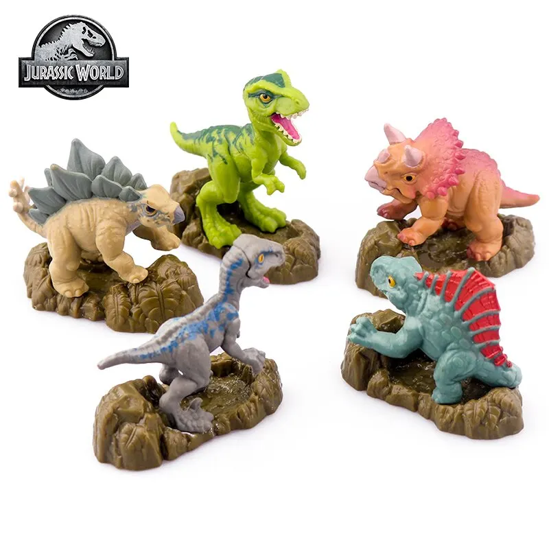 ألعاب ديناصور صغيرة قابلة للتحصيل من Jurassic ، tirannosaurus Rex Triceratops نموذج عمل ديمترودون ، GXW45 ، 5