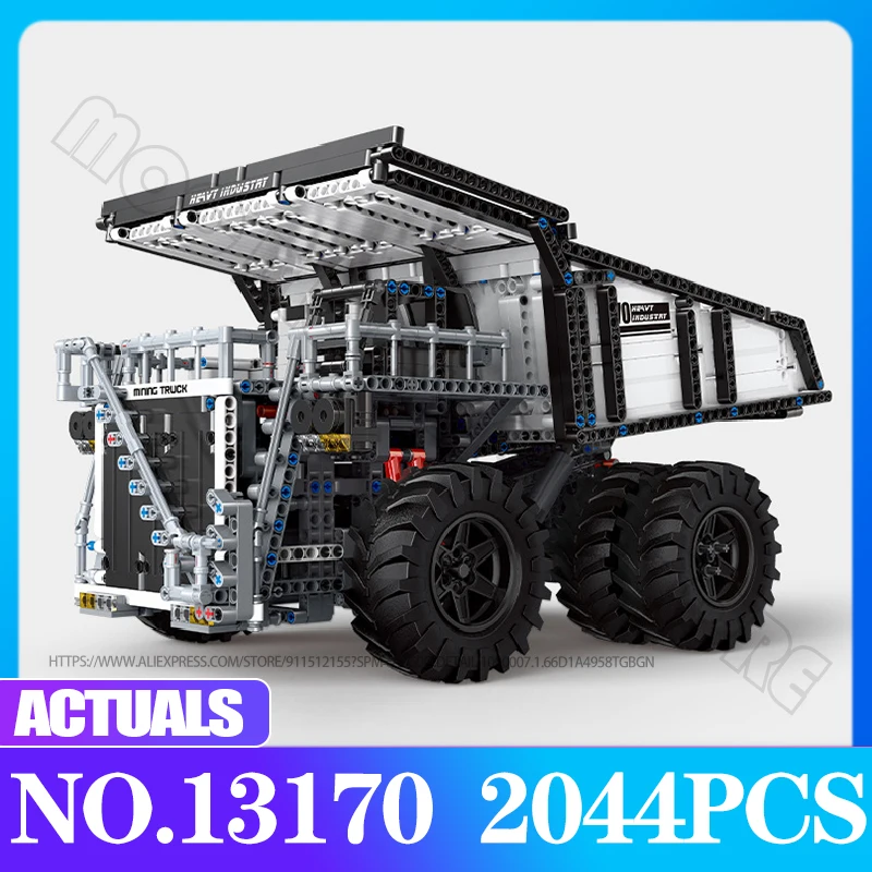 MOULD KING High-Tech Power Terex T284 Mining Excavator Dump Truck Model 13170 Building Block Brick MOC-29973 Children Toys Gifts