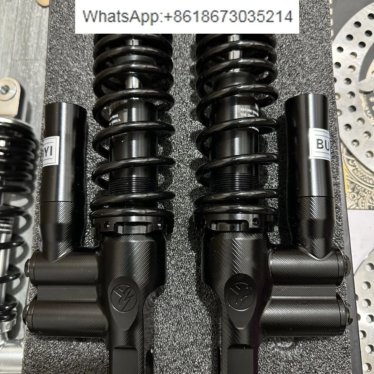 New inverted rear shock absorber X5 adjustable