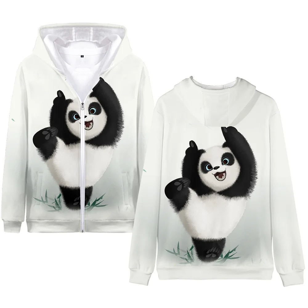 Sudadera con capucha de Panda 3D para niños y niñas, ropa de calle, chaqueta, abrigo, ropa para adolescentes, 3 a 14 años